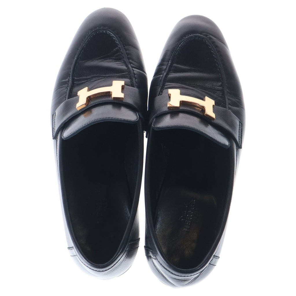 HERMES(エルメス) モカシン パンプス ブラック #35 レディース