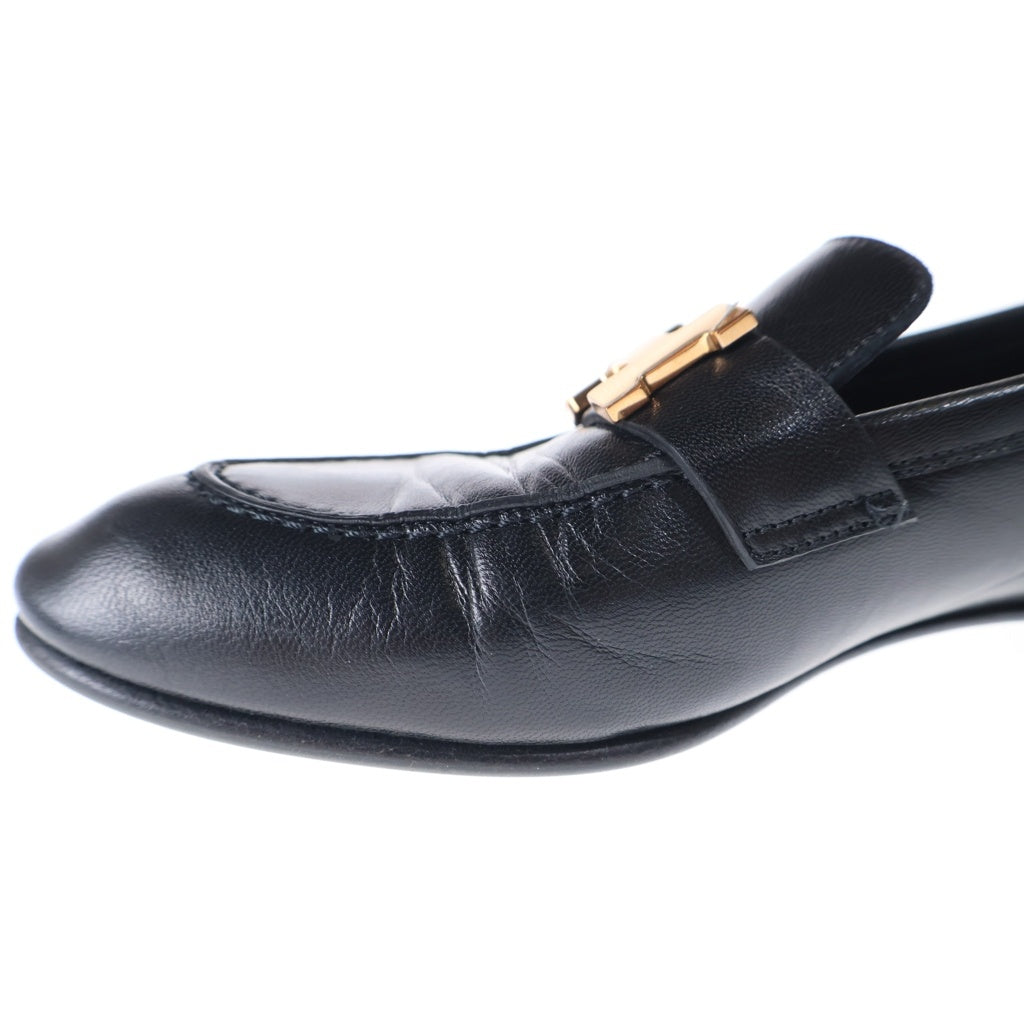 HERMES(エルメス) モカシン パンプス ブラック #35 レディース
