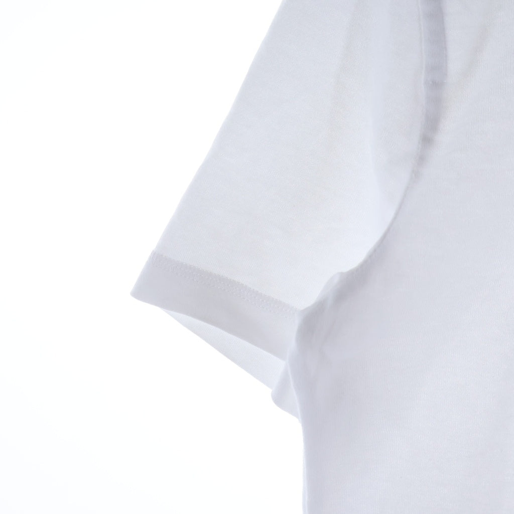 HERMES(エルメス) 23SS カノエ プリント 半袖 Tシャツ カットソー ホワイト レディース 3E4625DL