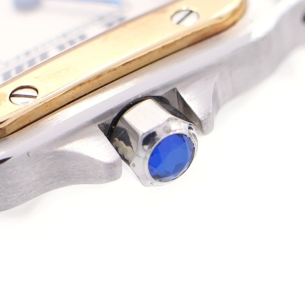 Cartier(カルティエ) サントスドゥカルティエ ガルベSM 白文字盤 SS×YG/QZ オープンギャラ 冊子 W20012C4 1567598199CD コマ4・箱