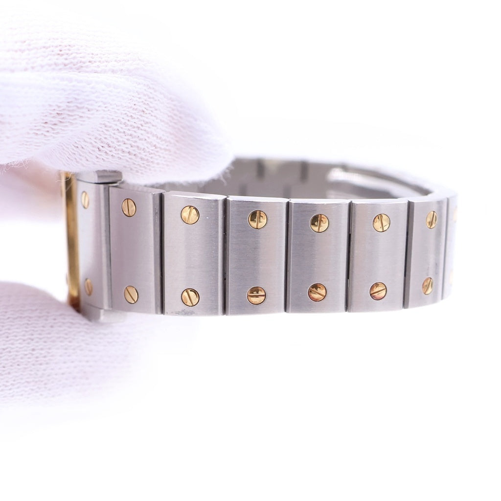 Cartier(カルティエ) サントスドゥカルティエ ガルベSM 白文字盤 SS×YG/QZ オープンギャラ 冊子 W20012C4 1567598199CD コマ4・箱
