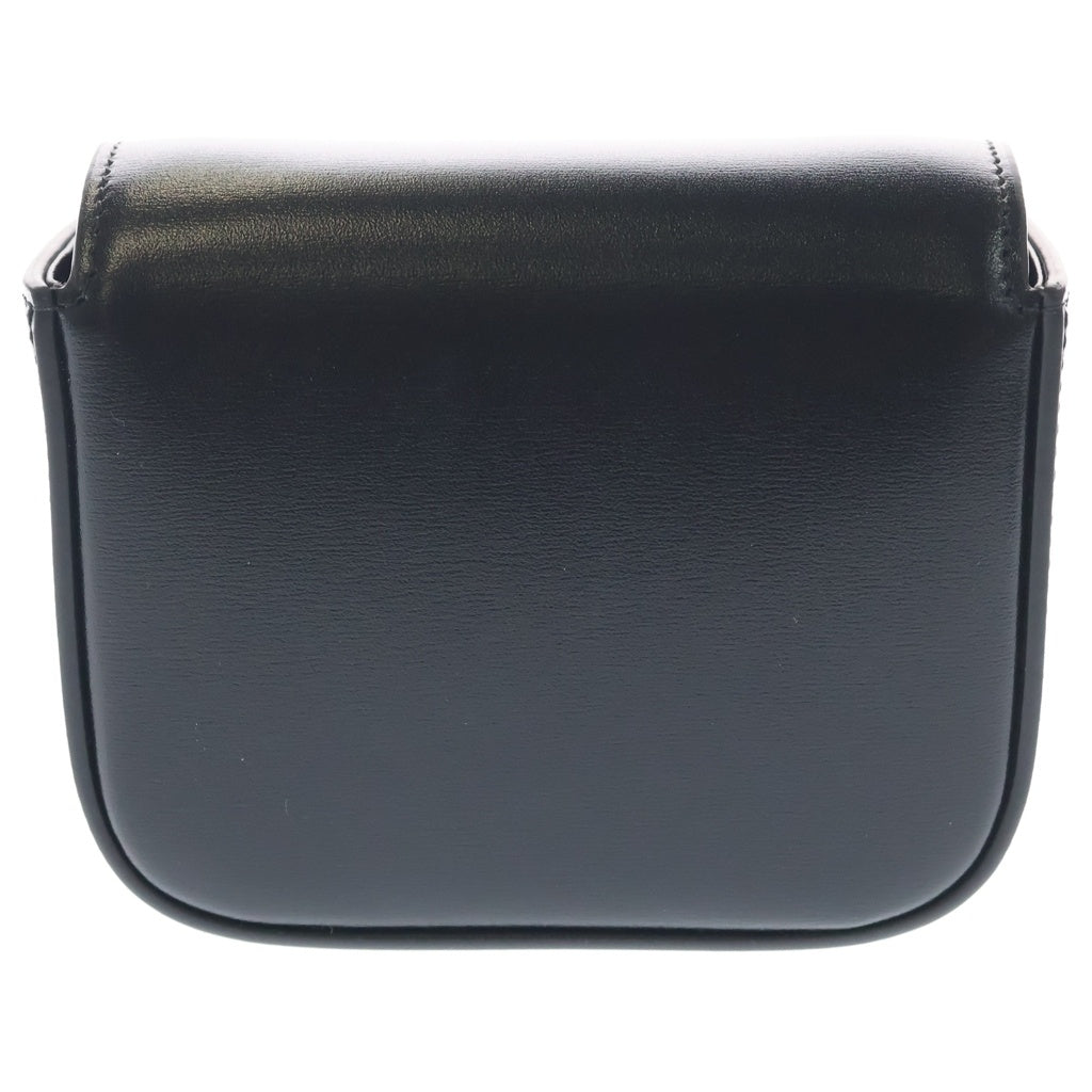 CELINE(セリーヌ) トリオンフ ミニクロード レザー ショルダーバッグ ゴールド金具 ブラック レディース