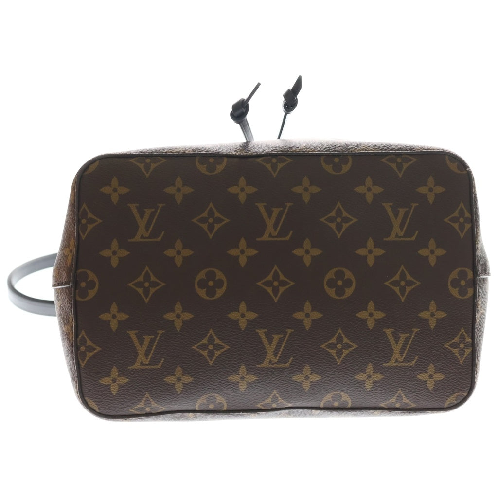 LOUIS VUITTON(ルイヴィトン) モノグラム ネオノエ ノワール×ブラウン PVCレザー ハンドバッグ ショルダーバッグ M44020 レディース