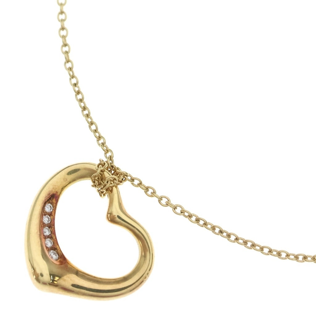 TIFFANY & Co.(ティファニー) オープンハート ダイヤ ネックレス 