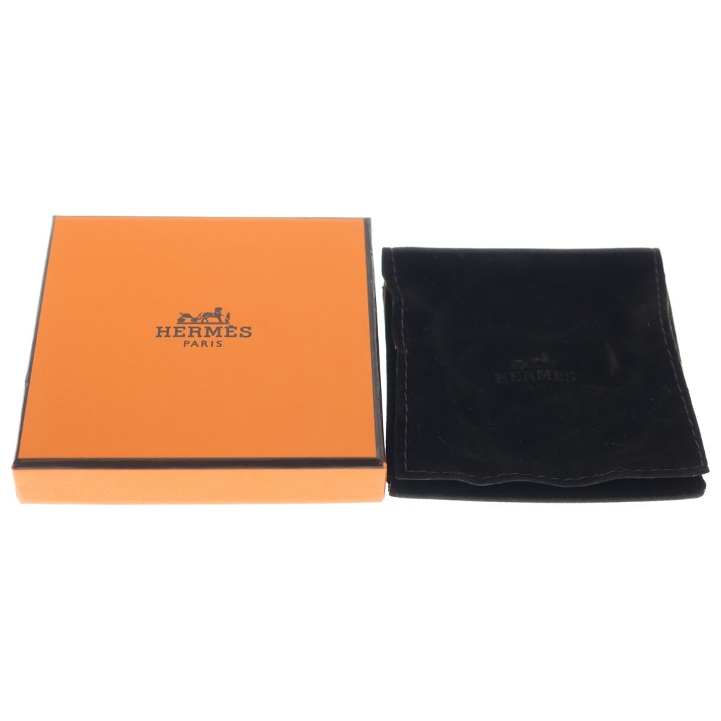 HERMES(エルメス) ミニクリック シェーヌダンクル バングル ブレスレット オレンジ×ゴールド GP レディース