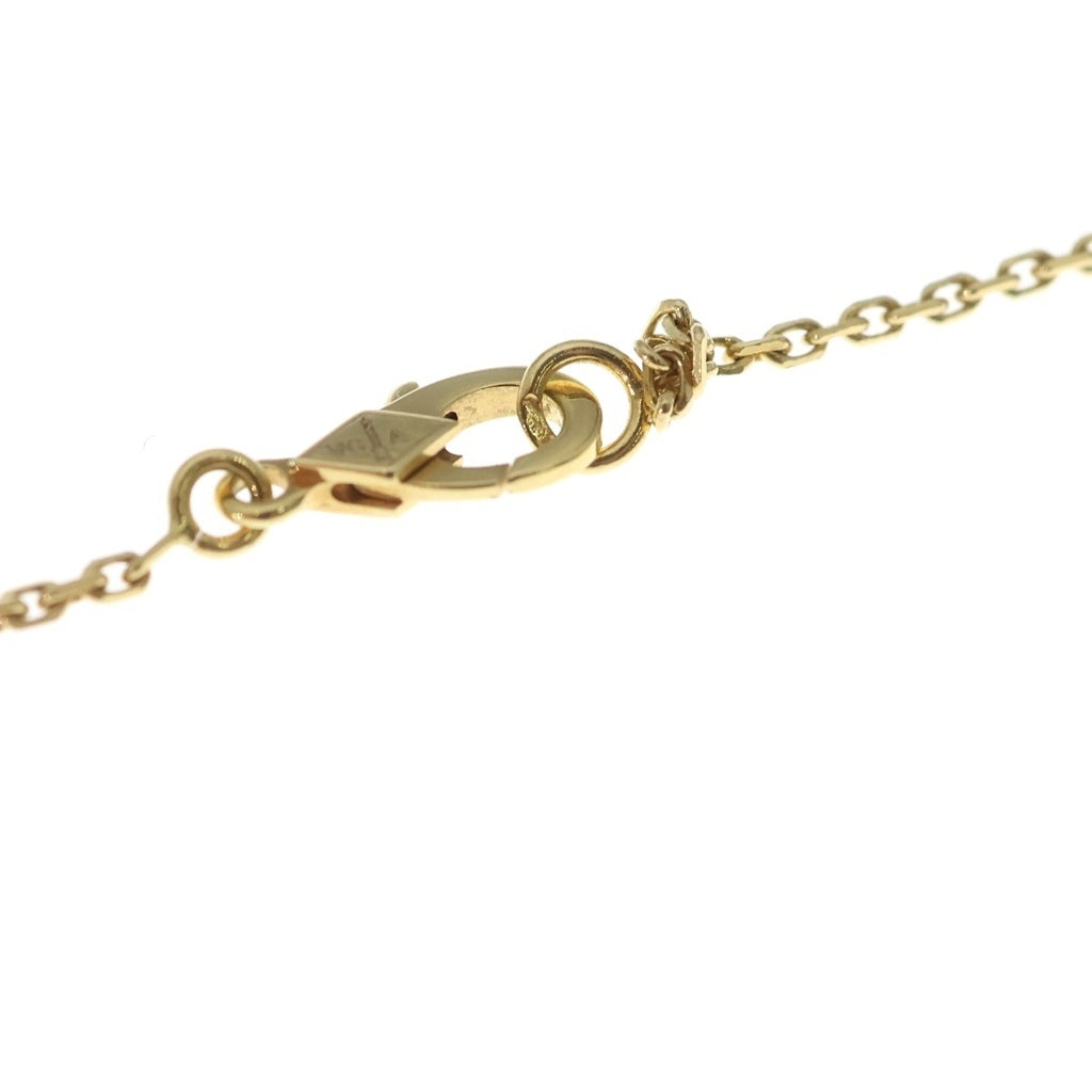 Van Cleef & Arpels(ヴァンクリーフアンドアーペル) ヴィンテージアルハンブラ マザーオブパール ネックレス イエローゴールド 18KYG VCARA45900 ジュエリー レディース