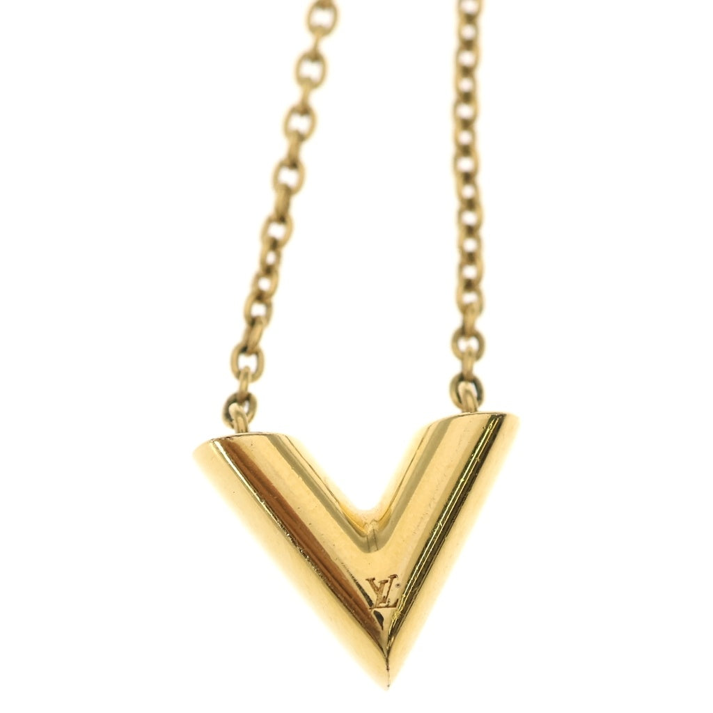 LOUIS VUITTON(ルイヴィトン) エセンシャルV ネックレス ペンダント チェーン ゴールド M61083 レディース