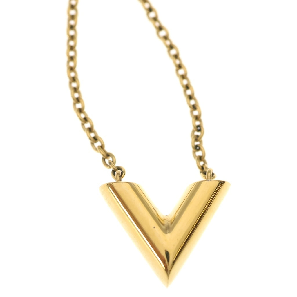 LOUIS VUITTON(ルイヴィトン) エセンシャルV ネックレス ペンダント チェーン ゴールド M61083 レディース