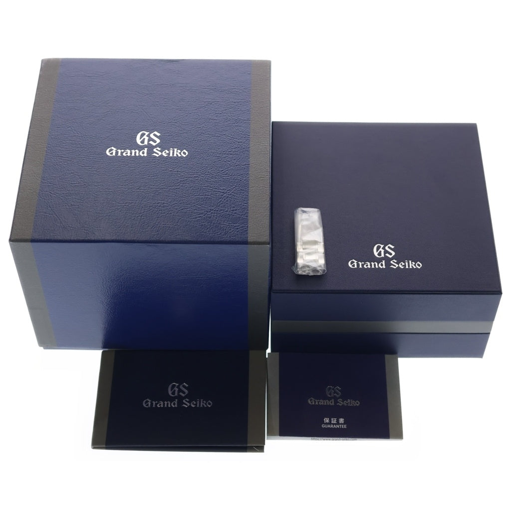 GRAND SEIKO(グランドセイコー) スプリングドライブ GMT SS AT ステンレス オートマ 自動巻き 腕時計 SBGE253 9R66-0BB0 黒文字盤