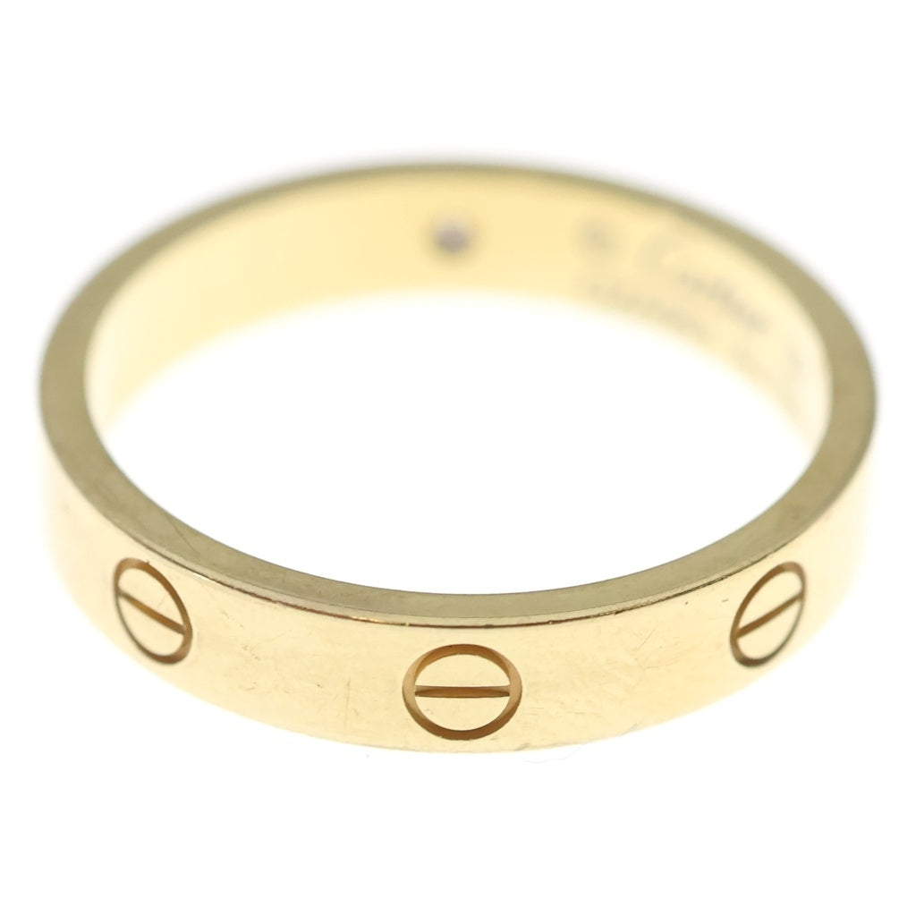 Cartier(カルティエ) ミニラブリング 1PD ダイヤモンド Au750 K18YG #59 リング 指輪 イエローゴールド レディース