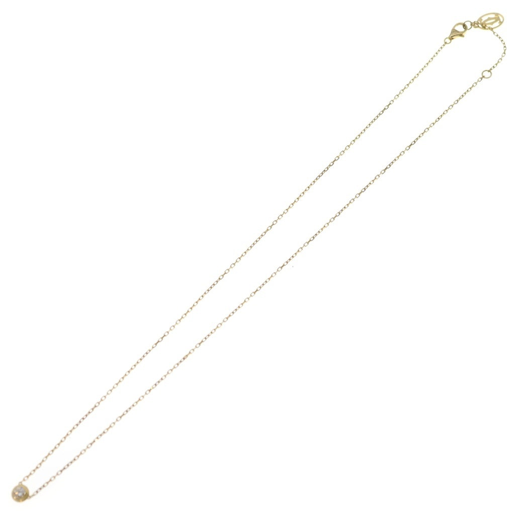 Cartier(カルティエ) ダムール LM ディアマンレジェ ダイヤモンド Au750 K18YG ネックレス ペンダント イエローゴールド レディース