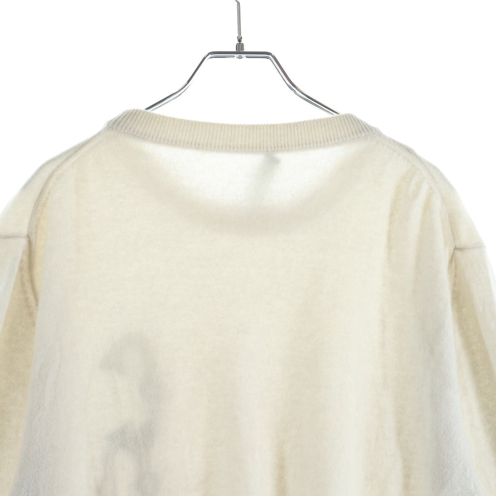 Christian Dior(クリスチャンディオール) 23AW カシミヤ ニット セーター パール ホワイト 343M640AT721