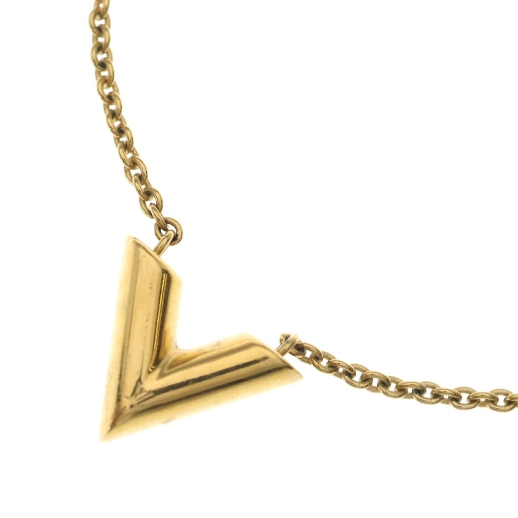 LOUIS VUITTON(ルイヴィトン) エセンシャルV ネックレス ペンダント チェーン ゴールド GP M61083 レディース