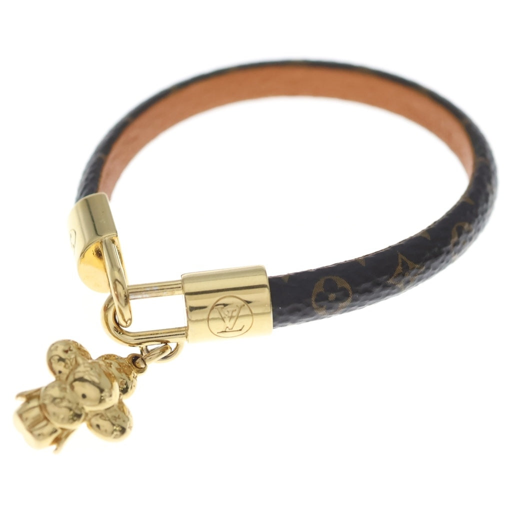 ヴィトン Louis Vuitton ブラウンレザー ブレスレット Louis Vuitton ブラウンレザーブレスレット Louis Vuitton ブラウン
