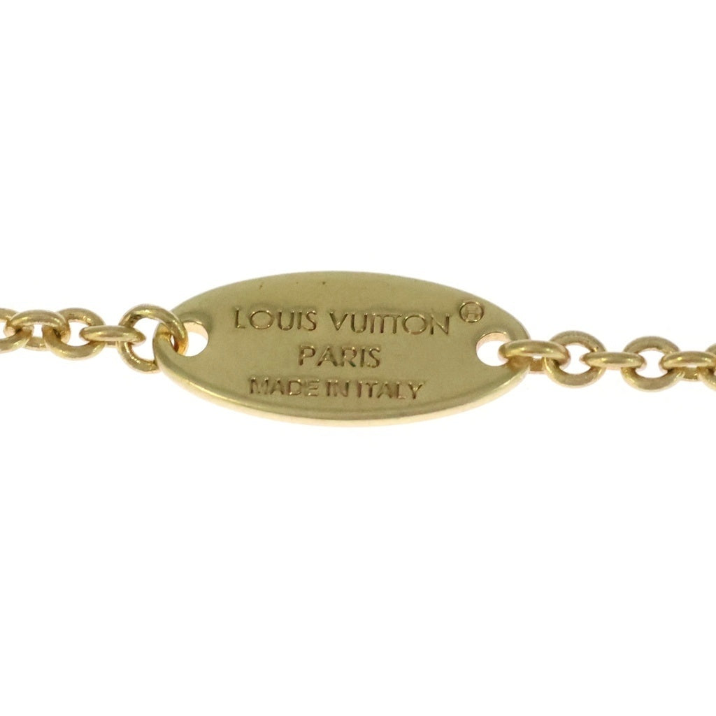 LOUIS VUITTON(ルイヴィトン) ソートワール ルイザ ロゴ ネックレス ペンダント ゴールド YG×レジンパール GP M01610 レディース