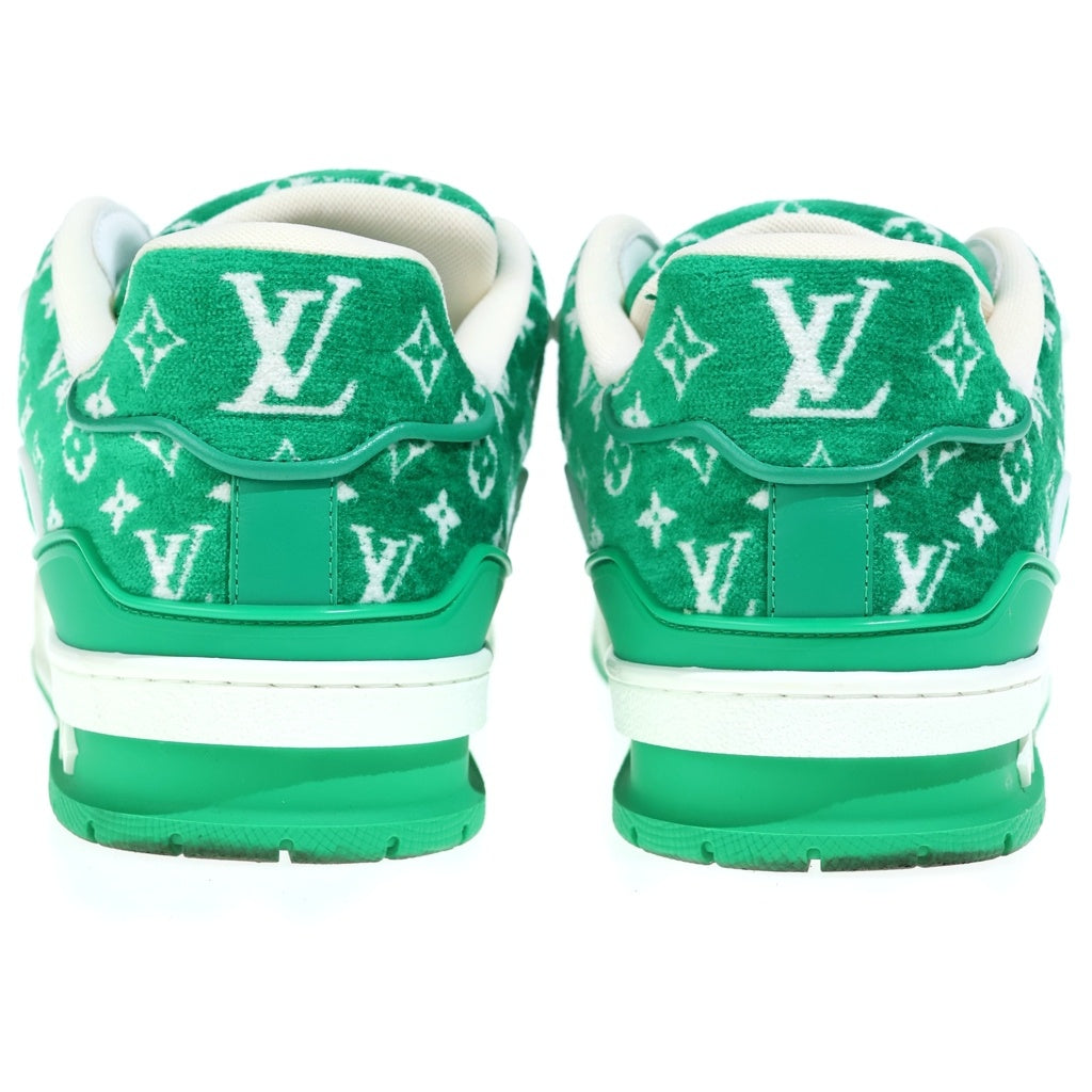LOUIS VUITTON(ルイヴィトン) 23SS LVトレイナーライン ファブリック モノグラム テキスタイル ローカットシューズ スニーカー グリーン LD0233