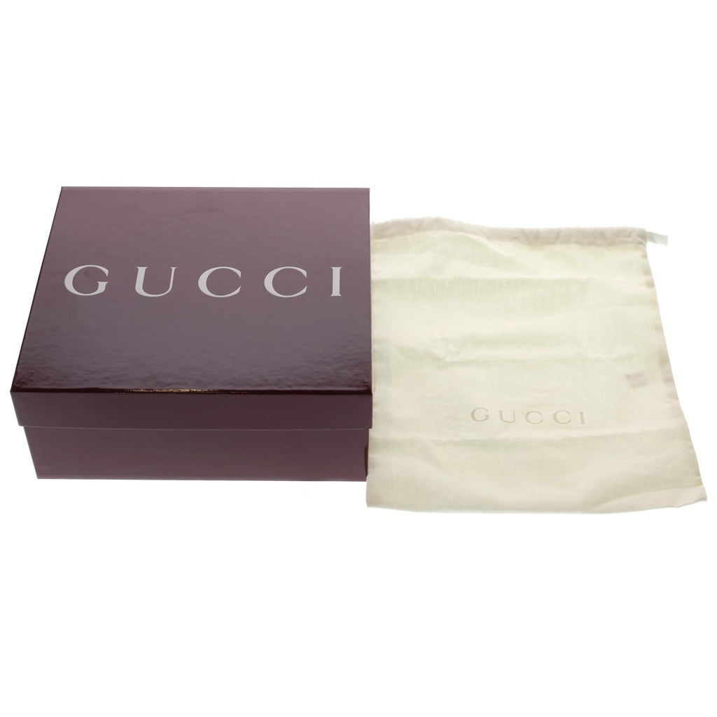 GUCCI(グッチ) GGエンブレム ナノ バケットバッグ ショルダーバッグ ブラック レザー 847090 レディース