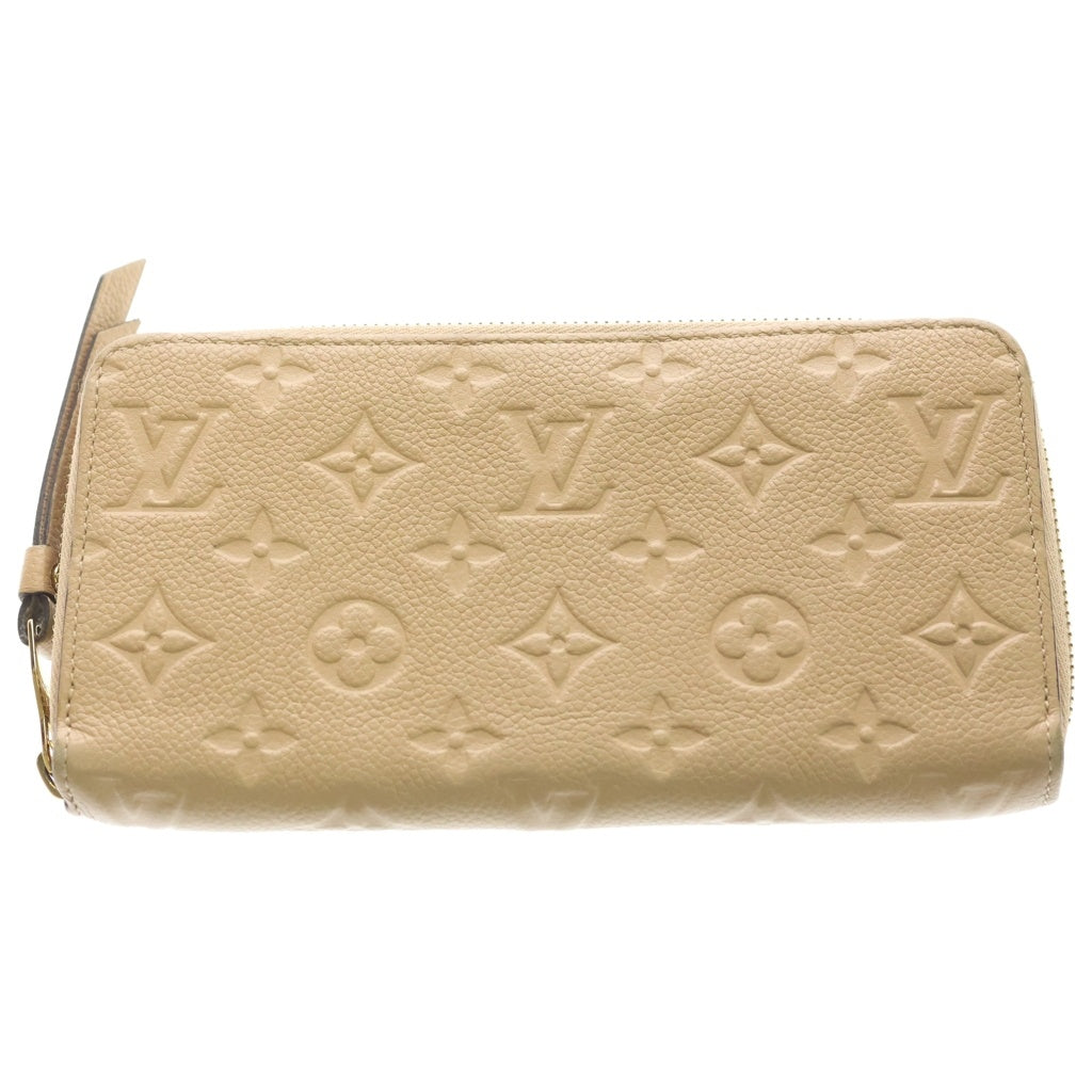 LOUIS VUITTON(ルイヴィトン) モノグラムアンプラント ジッピーウォレット トゥルトレール レザー ロングウォレット 長財布 ベージュ M69034 レディース