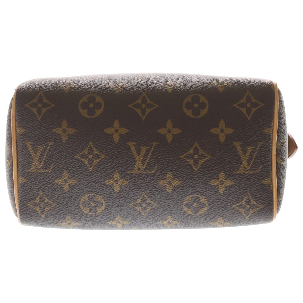 LOUIS VUITTON(ルイヴィトン) モノグラム スピーディ バンドリエール20 2WAYバッグ ハンドバッグ ショルダーバッグ ブラウン レザー×PVC M46222 ゴールド金具 レディース