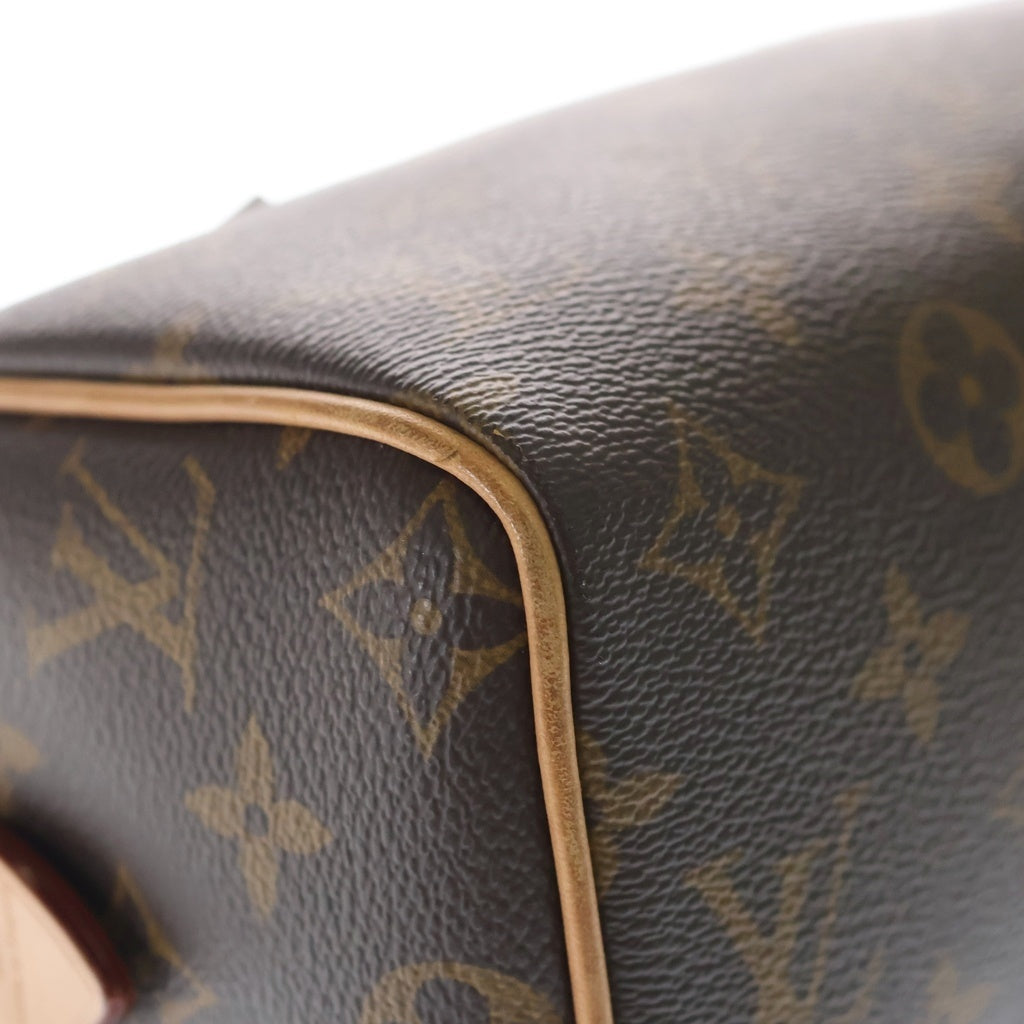 LOUIS VUITTON(ルイヴィトン) モノグラム スピーディ バンドリエール20 2WAYバッグ ハンドバッグ ショルダーバッグ ブラウン レザー×PVC M46222 ゴールド金具 レディース