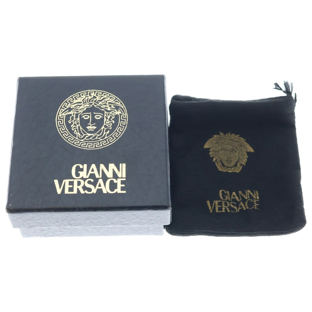 GIANNI VERSACE(ジャンニ ヴェルサーチ) メデューサ ビジュー ストーン イヤリング ゴールド レディース