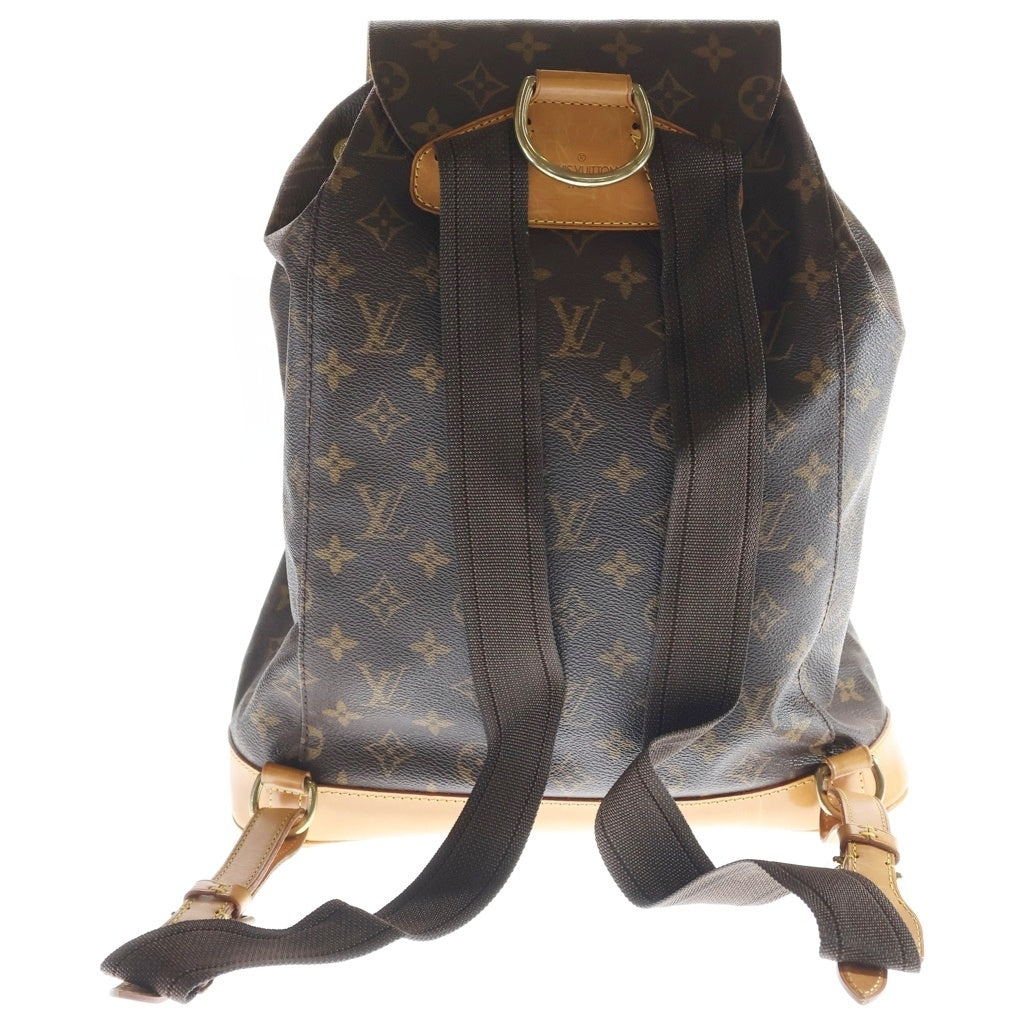 LOUIS VUITTON(ルイヴィトン) モンスリGM モノグラム リュックサック PVC レザー ブラウン M51135 レディース