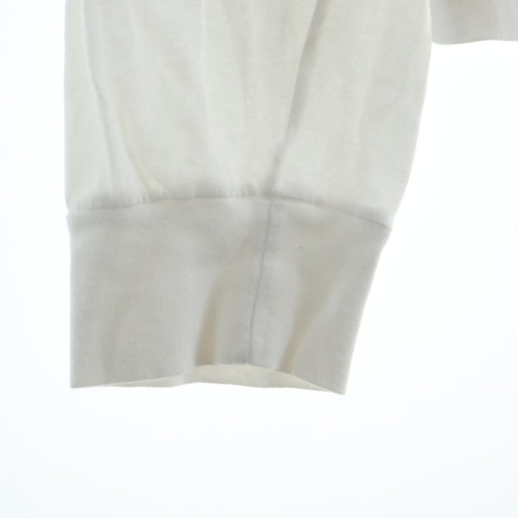 CHROME HEARTS(クロムハーツ) Made in Hollywood Plus Cross 長袖Tシャツ カットソー ロンT 袖プリント ホワイト