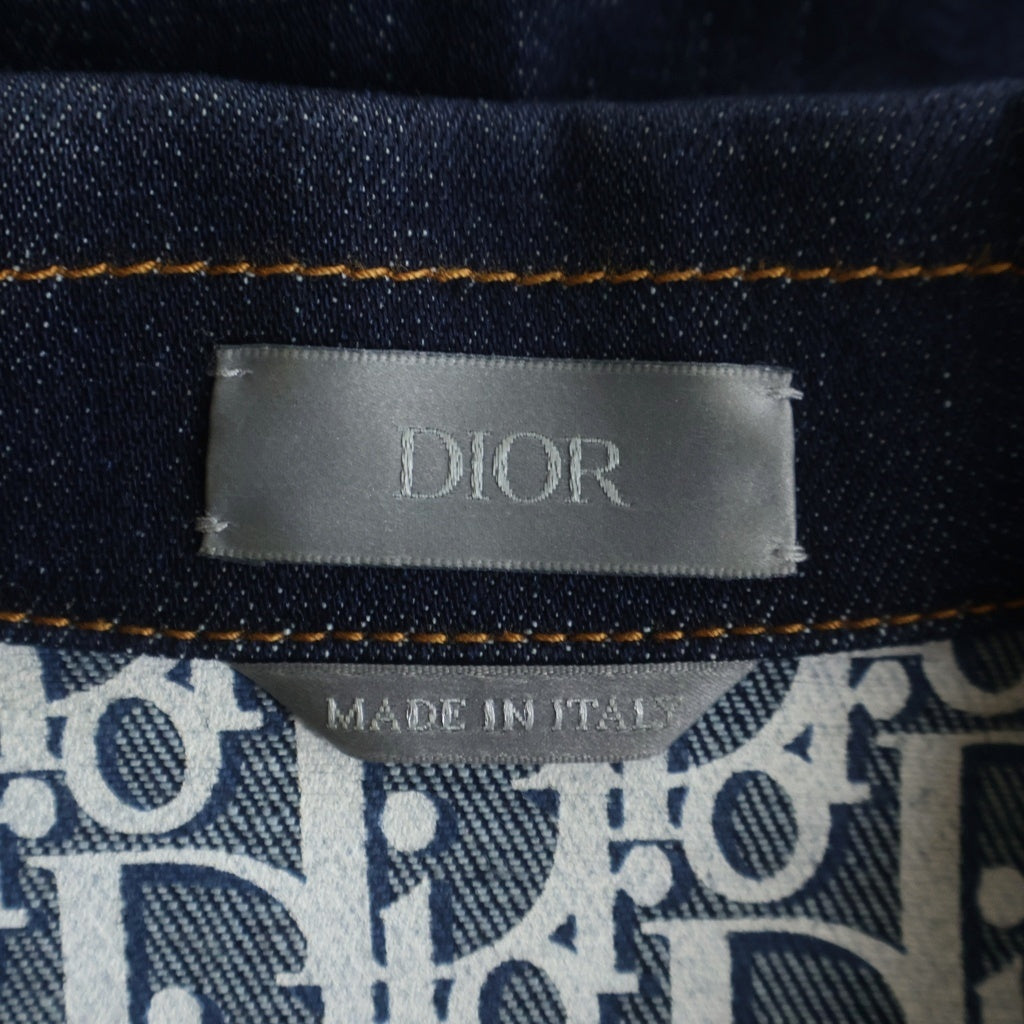 DIOR(ディオール) トロッターロゴ デニムジャケット インディゴブルー #48