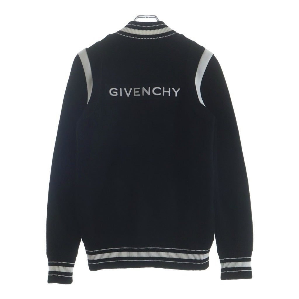 GIVENCHY(ジバンシィ) ボンバージャケット ウールニットスタジャン ブラック #XS