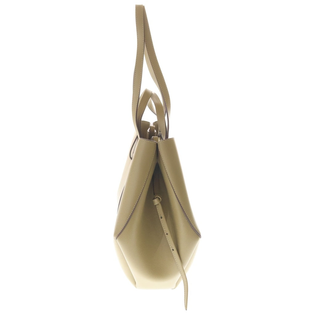 Polene(ポレーヌ) シムミニ レザー 2WAY トートバッグ ハンドバッグ ショルダーバッグ キャメル ブラウン系 レディース
