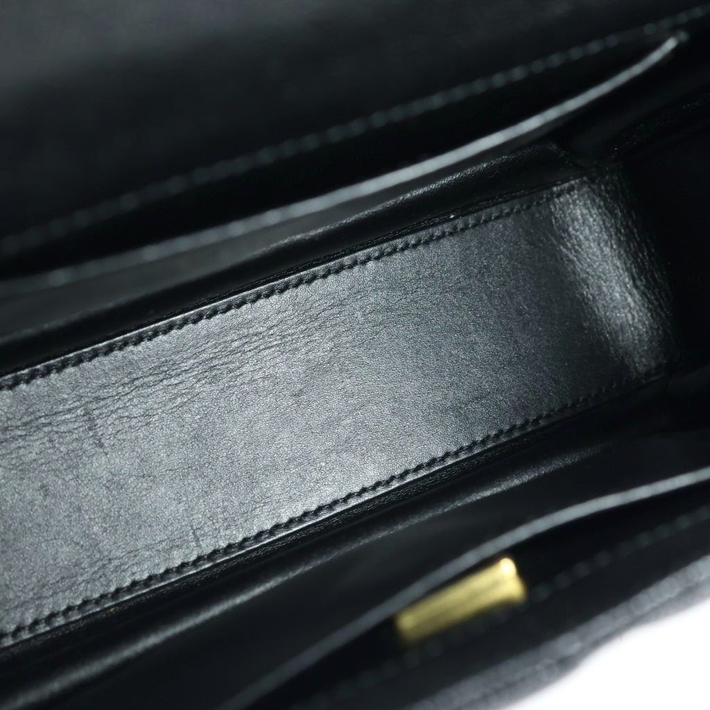 CHANEL(シャネル) ミニマトラッセ チェーンショルダーバッグ ブラック キャビアスキン AS3580 ゴールド金具 レディース