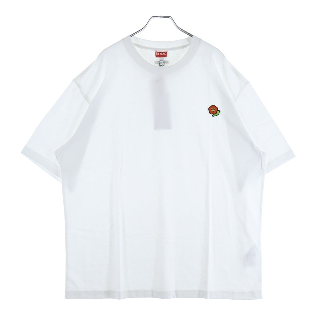KENZO(ケンゾー) ■ワンポイントロゴ Tシャツ 白 コットン #XXXL