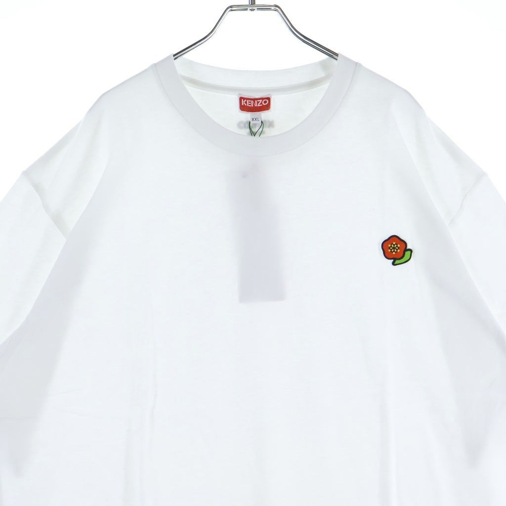 KENZO(ケンゾー) ■ワンポイントロゴ Tシャツ 白 コットン #XXXL