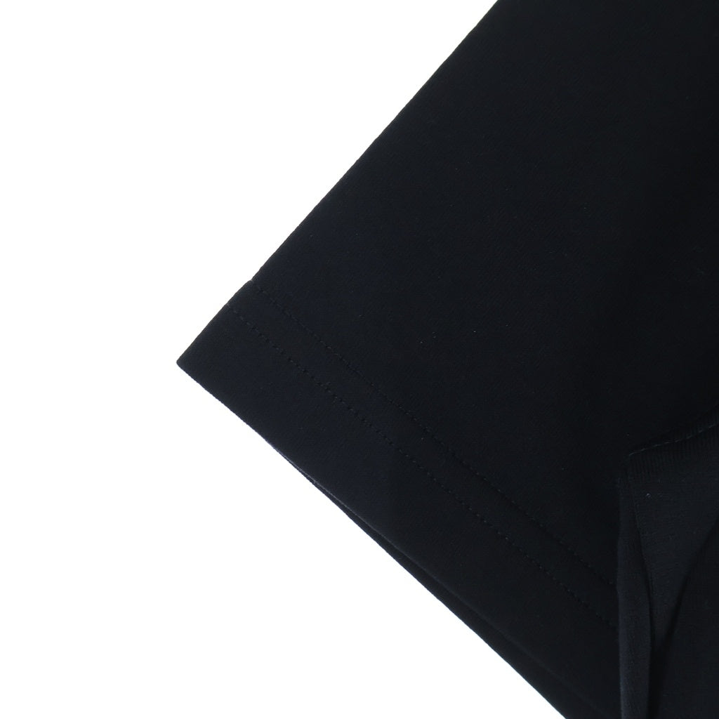GIVENCHY(ジバンシィ) ■マシューウィリアムズ スプリット ロゴ Tシャツ 黒 ポリエステル #S