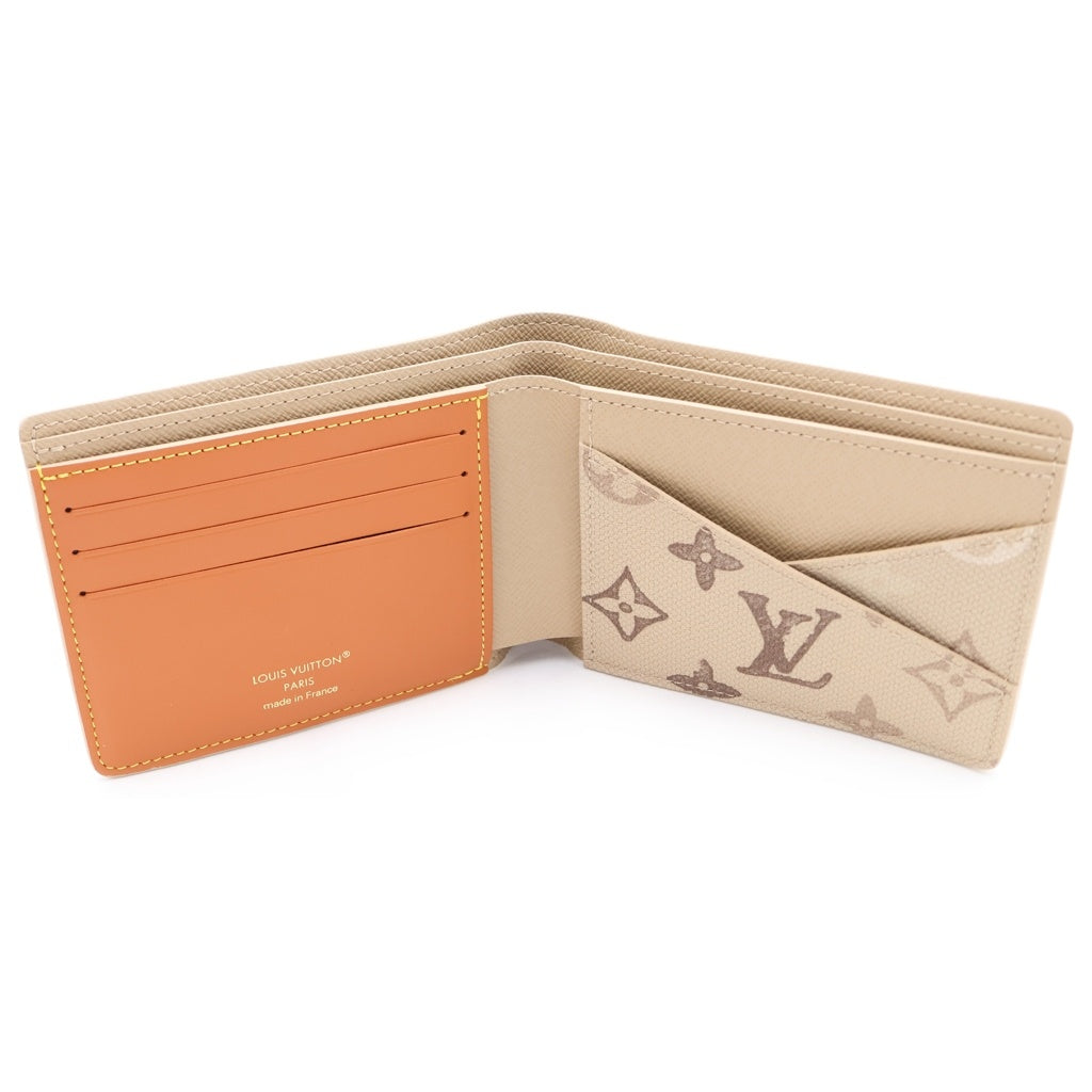 LOUIS VUITTON(ルイヴィトン) モノグラム ポルトフォイユ・ミュルティプル コンパクトウォレット 二つ折り財布 ベージュ M29265