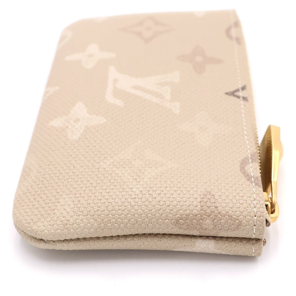 LOUIS VUITTON(ルイヴィトン) モノグラム サープラス ポシェット・クレ バッグチャーム 小物入れ ケース ポーチ ベージュ PVC M29258 ゴールド金具 レディース