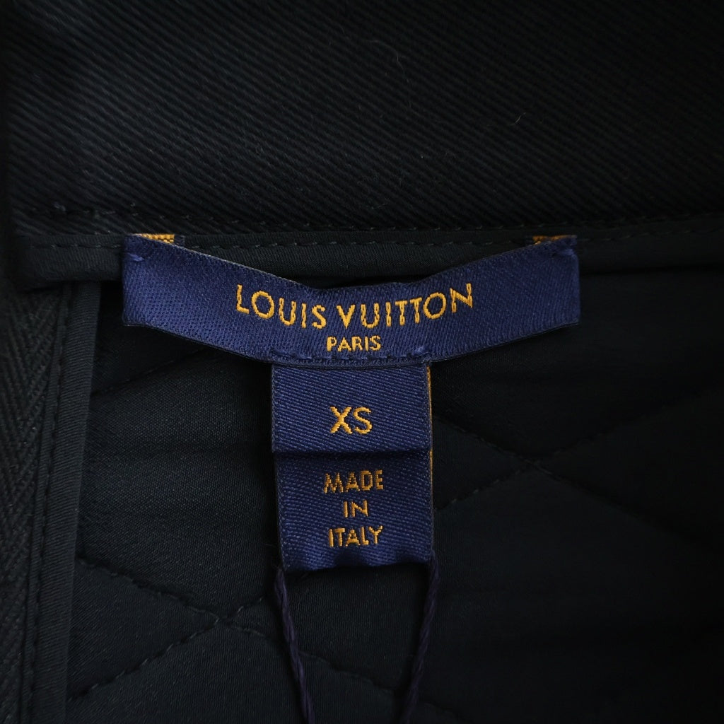 LOUIS VUITTON(ルイヴィトン) スカート ステンシルエフェクトモノグラム キルティング コットン/シルク ブラック XSサイズ レディース