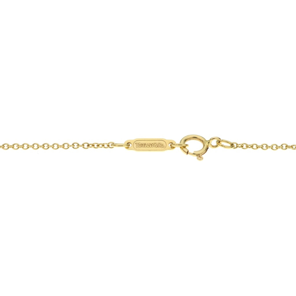TIFFANY & Co.(ティファニー) トリプルスター 3Pダイヤ Au750 K18YG ネックレス イエローゴールド レディース