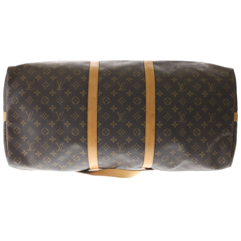 LOUIS VUITTON(ルイヴィトン) モノグラム キーポルバンドリエール60 2WAYハンドバッグ ボストンバッグ トラベルバッグ ショルダーバッグ ブラウン レザー×PVC M41412
