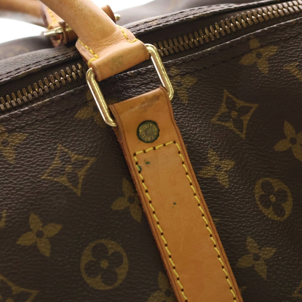 LOUIS VUITTON(ルイヴィトン) モノグラム キーポルバンドリエール60 2WAYハンドバッグ ボストンバッグ トラベルバッグ ショルダーバッグ ブラウン レザー×PVC M41412
