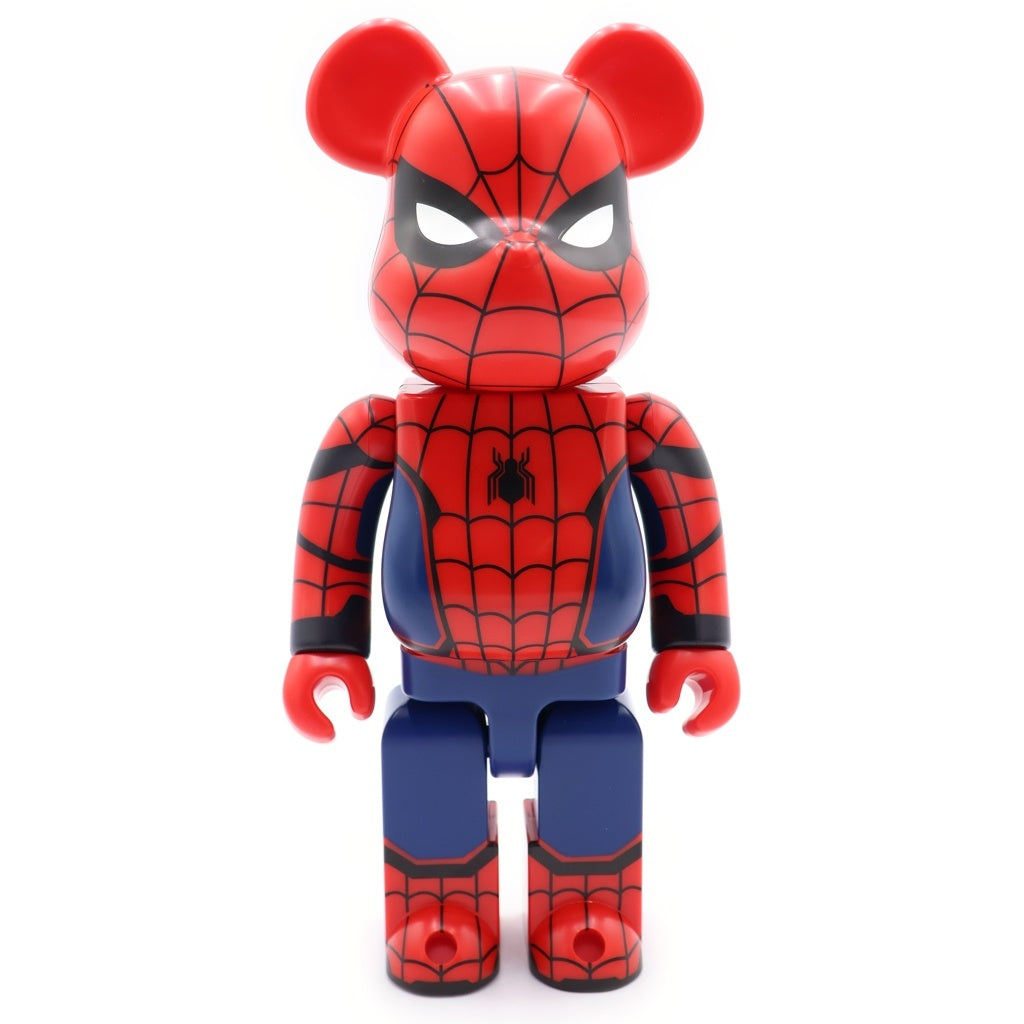 BE@RBRICK(ベアブリック) メディコムトイ Happyくじ L@ST賞 SPIDER-MAN MARVEL STUDIOS スパイダーマン 400% フィギュア レッド