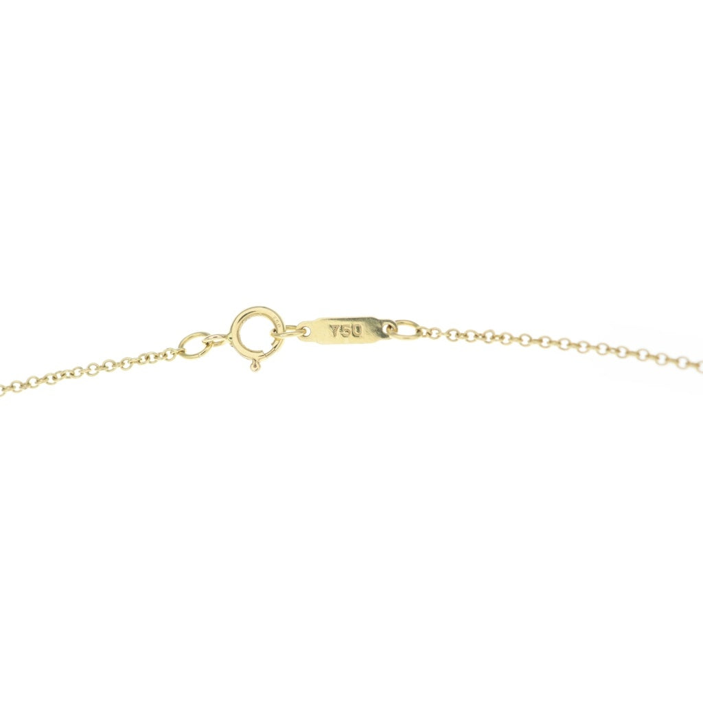 TIFFANY & Co.(ティファニー) パールネックレス ペンダント チェーン イエローゴールド Au750 レディース