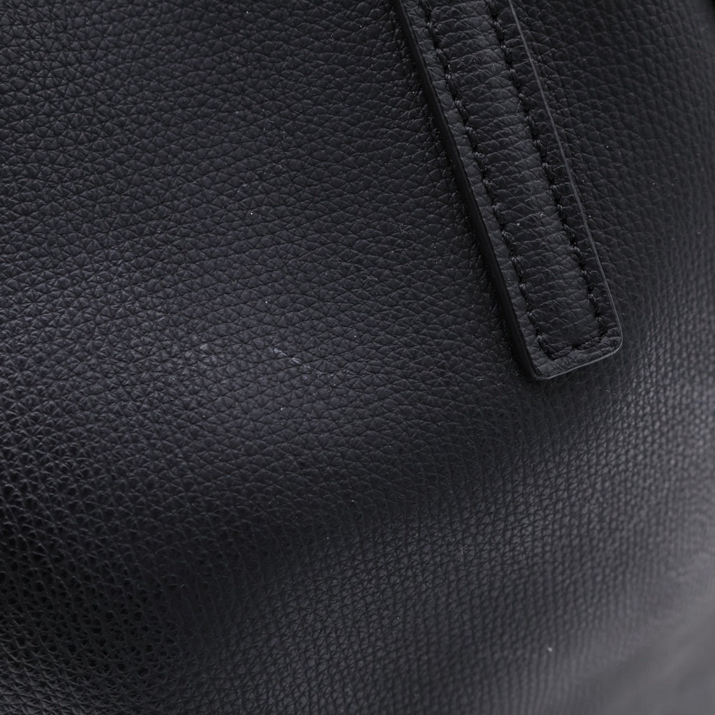 FENDI(フェンディ) エフイズ トートバッグ ハンドバッグ ブラック レザー 8BH348 シルバー金具 レディース
