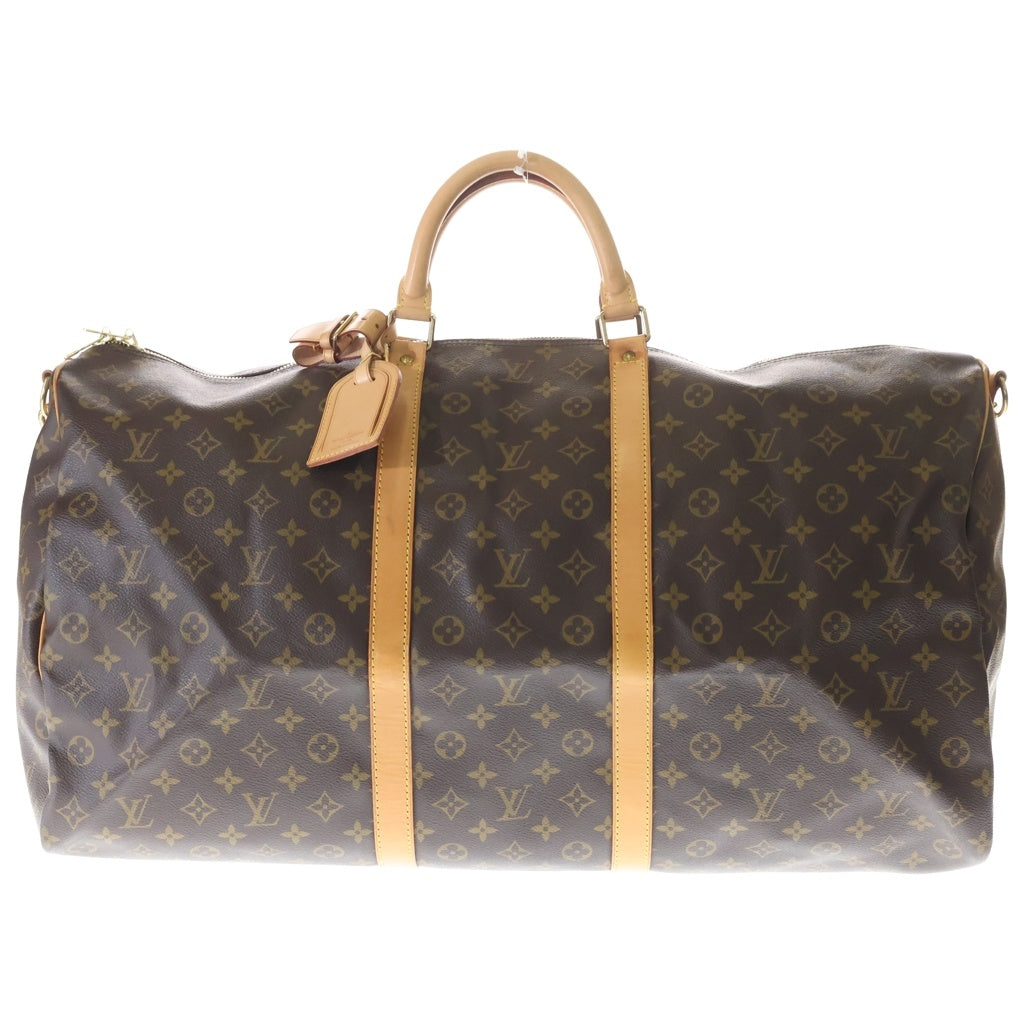 LOUIS VUITTON(ルイヴィトン) モノグラム キーポル・バンドリエール60 トラベルバッグ ボストンバッグ レザー×PVC M41412 ゴールド金具 レディース