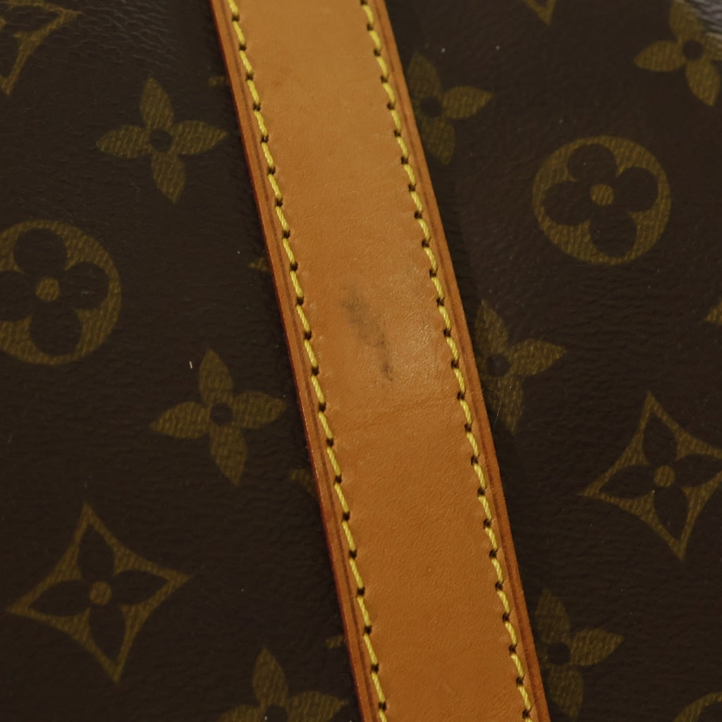 LOUIS VUITTON(ルイヴィトン) モノグラム キーポル・バンドリエール60 トラベルバッグ ボストンバッグ レザー×PVC M41412 ゴールド金具 レディース