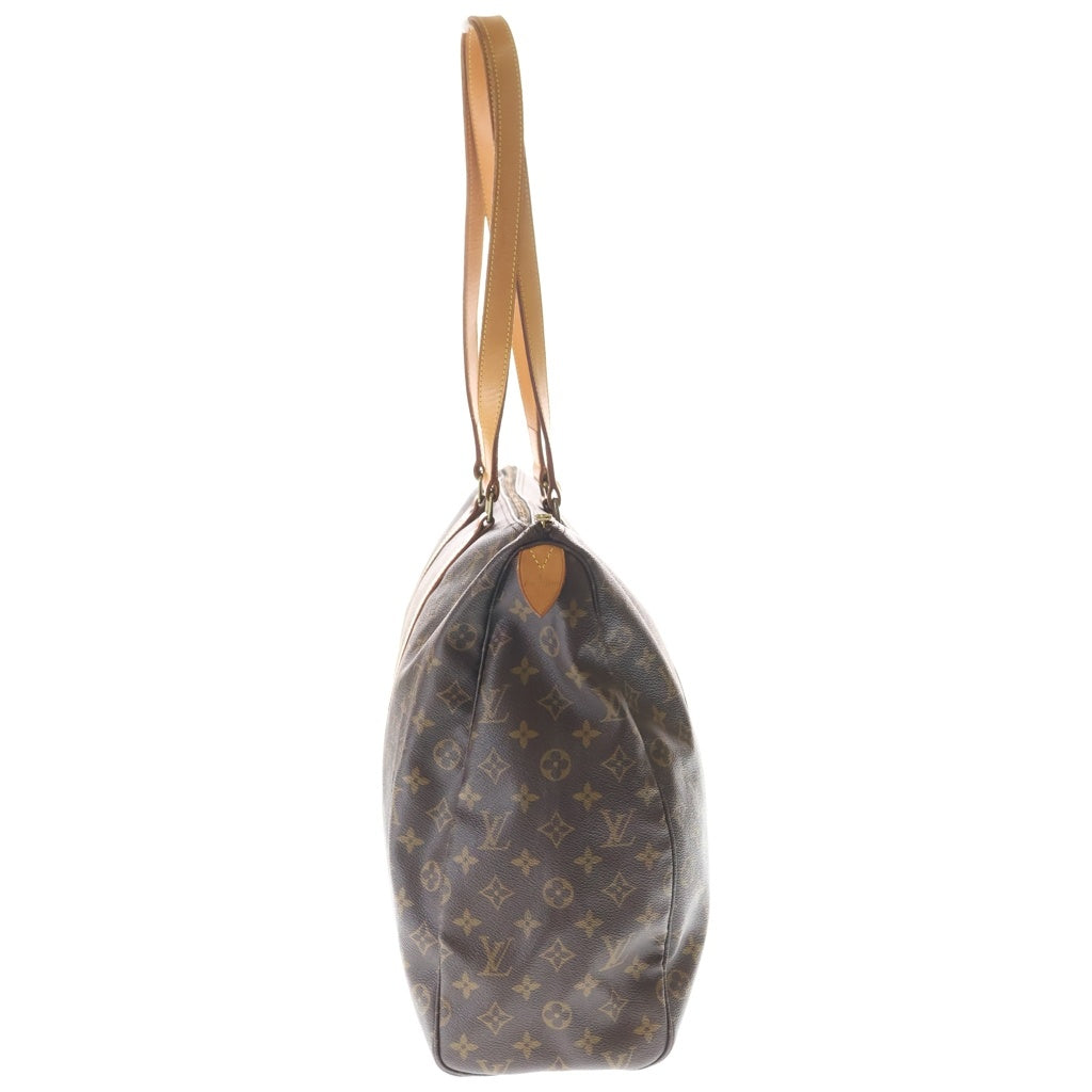 LOUIS VUITTON(ルイヴィトン) モノグラム フラネリー50 ボストンバッグ ハンドバッグ トラベルバッグ ブラウン レザー×PVC M51116 ゴールド金具 レディース
