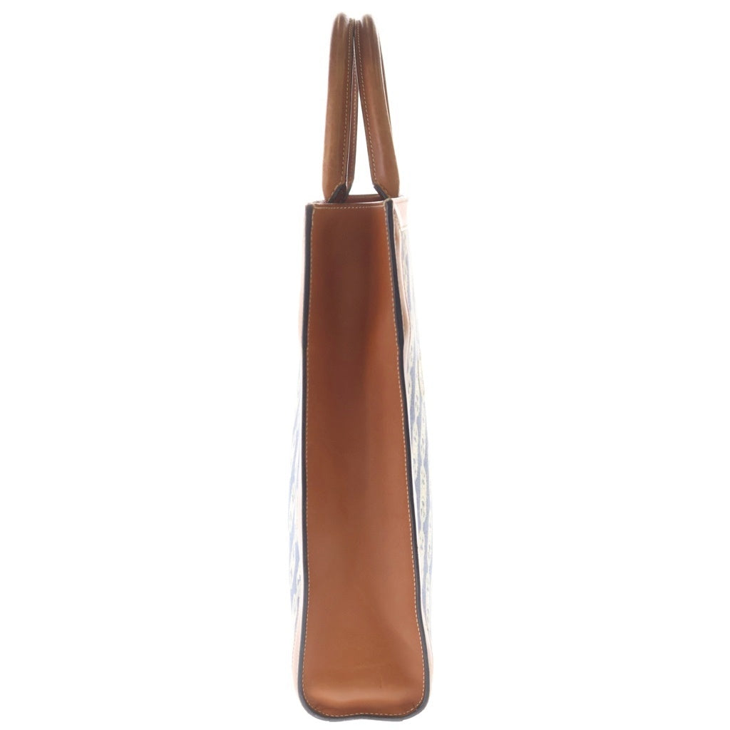CELINE(セリーヌ) トリオンフ スモールバーティカルカバ 2WAYハンドバッグ ショルダーバッグ トートバッグ インディゴブルー×デニム 192082 ゴールド金具 レディース