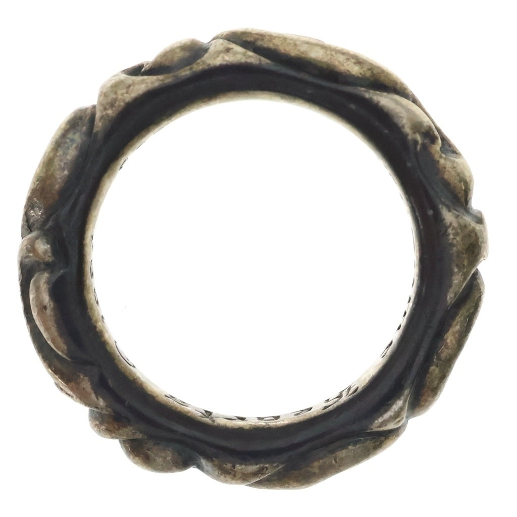 CHROME HEARTS(クロムハーツ) SCRL BAND スクロールバンド リング シルバー #15 BCA351