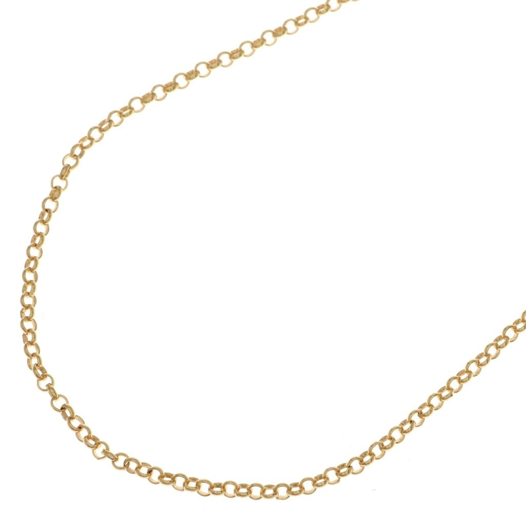 CHROME HEARTS(クロムハーツ) 22K NECKCHAIN R20 ロールチェーンネックレス 20inch ゴールド BCA011
