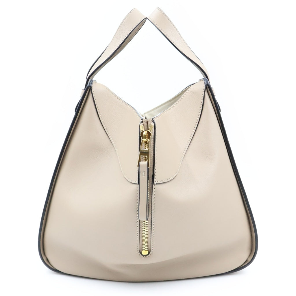 LOEWE(ロエベ) ハンモック スモール 2WAYハンドバッグ ショルダーバッグ ベージュ レザー ゴールド金具 レディース